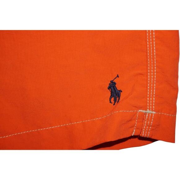 Polo Ralph Lauren Orange Swim Trunks Size XL – Utility Pocket, Drawstring Waist - Picture 2 of 10
